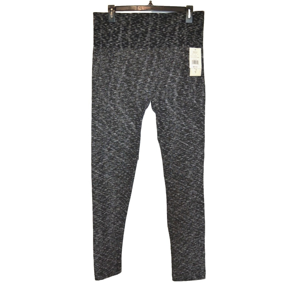 French Laundry Leggings Jet Black w/Metallic Womens 2X / 3X Inseam 29" Nwt's